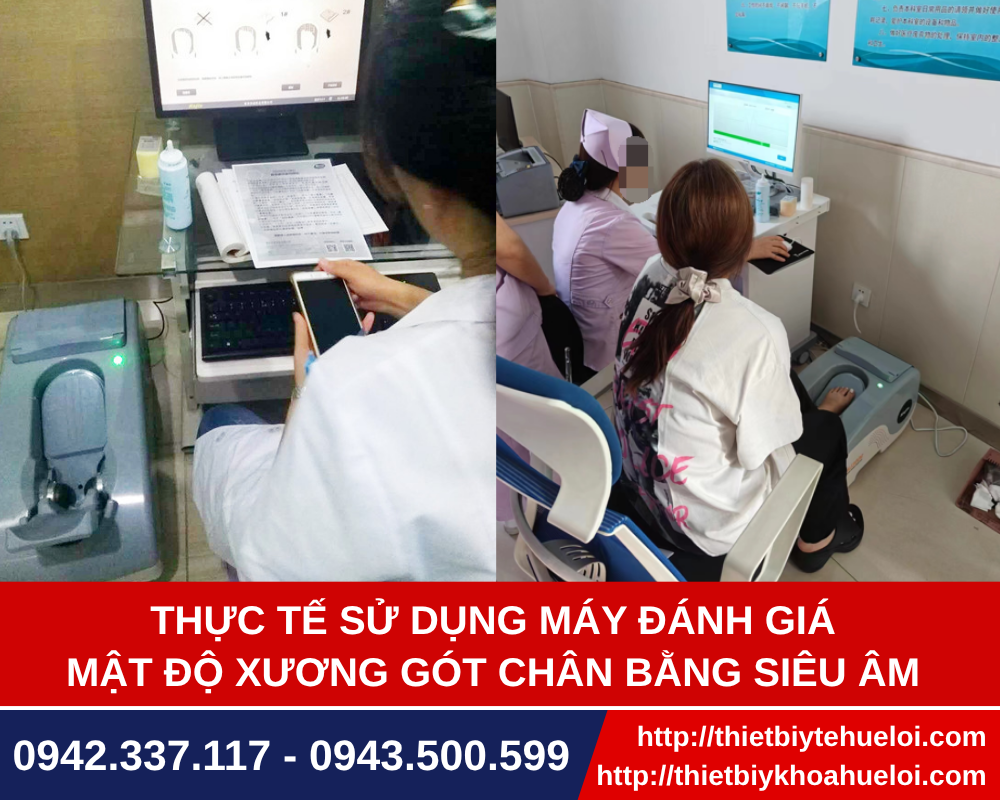 Máy đo độ loãng xương gót chân bằng sóng siêu âm OSTEOKJ3000M cao cấp